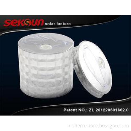 High Lumen Diamond 0.6W IP65 White Inflatable Solar Lantern